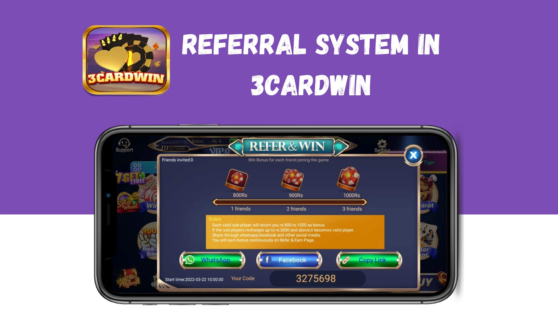 3cardwin game referral